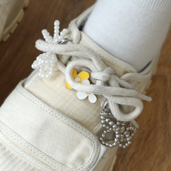 BFANCY Shoes mini pearl ribbon