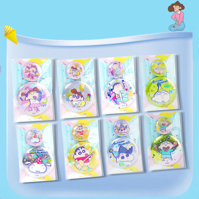 Crayon Shin-chan Random Can Badge 2P