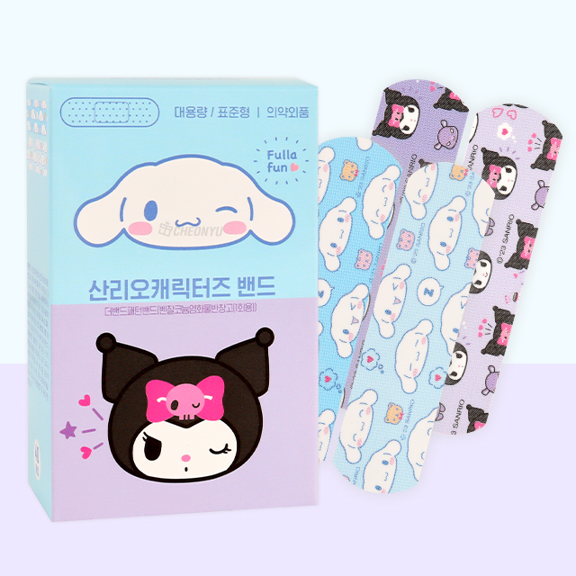 쿠로미 x 시나모롤 더밴드 패턴밴드 대용량