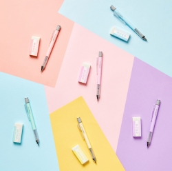 Monograph Sharp + Mono Eraser Set _ Pastel