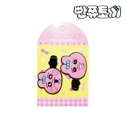 Opanchu Usagi Hair Clip 2P Set - Happy