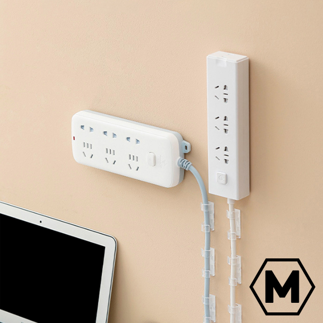 Cable Wire Charger Wire Organizing Holder Wall Fixing Clip - medium