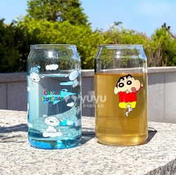 Crayon Shin-chan Glass Cup 2P set - Shin chan and Shiro