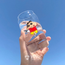 Crayon Shin-chan Glass Cup 2P set - Shin chan and Shiro