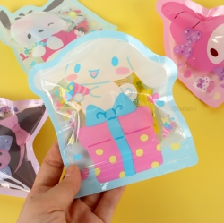 Sanrio Characters Lovely Fancy Zipping Storage Bags 3P, Set of 24pcs
