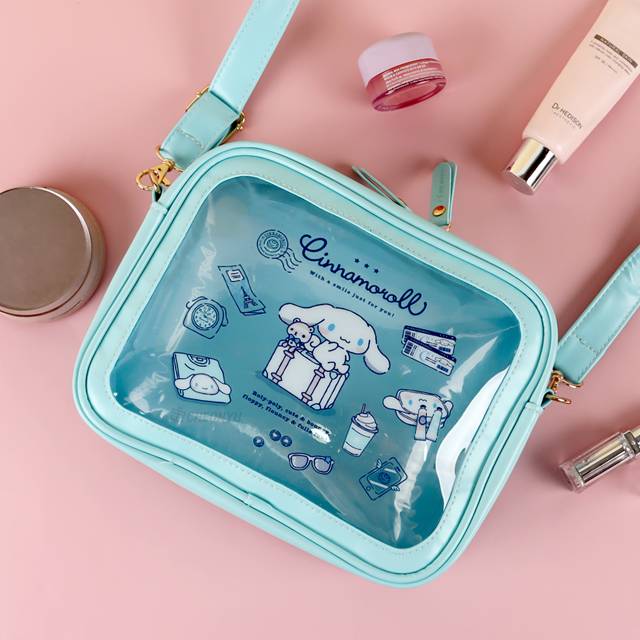 Sanrio Characters Cinnamoroll I want you Clear Cross Bag