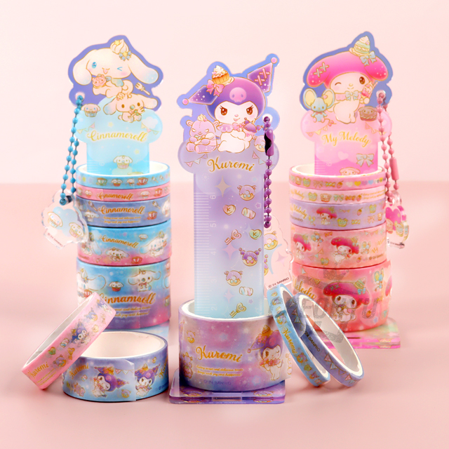 Sanrio Twinkle Masking Tape Holder Set