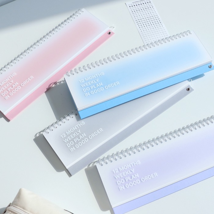 DO 위클리 12개월 탁상 스터디 플래너 