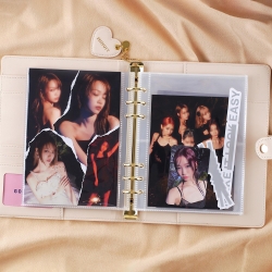 MINUIT 6-Ring Binder Photo Sleeves 10p