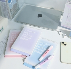 DO Daily 100 Day Tabletop desk Study Planner Sticker Set