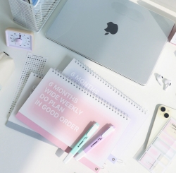 DO Weekly 6 Month Tabletop desk Study Planner Sticker Set