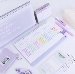DO Weekly 6 Month Tabletop desk Study Planner Sticker Set