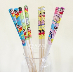 Crayon Shin-chan bamboo chopsticks 4P Set