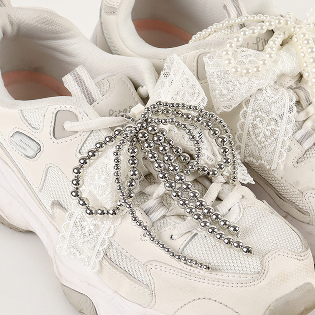 실버 트리플 슈즈 참 세트