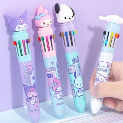 Sanrio Characters 10Colors Ball Pen 0.7mm, Random