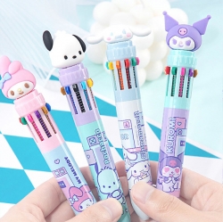 Sanrio Characters 10Colors Ball Pen 0.7mm, Random