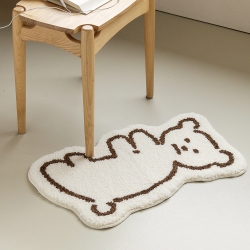Brunch Brother Ultra Bath Rug Bear body