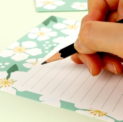 Flower Letter Papers & Envelopes Set