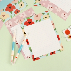 Flower Letter Papers & Envelopes Set