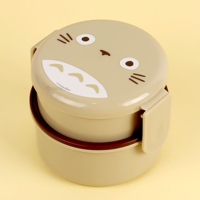Totoro Round 2-Tier Lunch Box (With Fork)