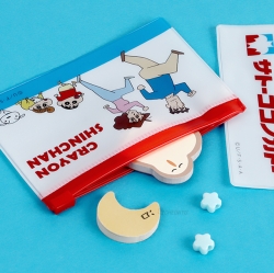 Crayon Shinchan Fastener Case 2P - Mart