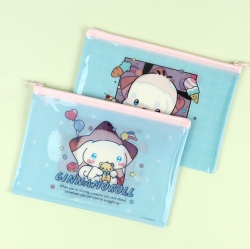 Cinnamoroll & Pochacco New Retro Flat Zipper Pouch