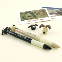 Wallace&Gromit Figure 3-in-1 Ballpoint Pens 0.7mm (Set of 20)