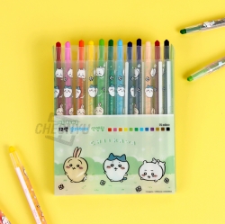 Chiikawa 12colors Slider colored pencils set