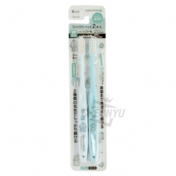 Hangyodon Compact Head Toothbrush 2P