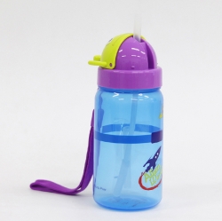 Alien Face Straw Bottle 350 ml