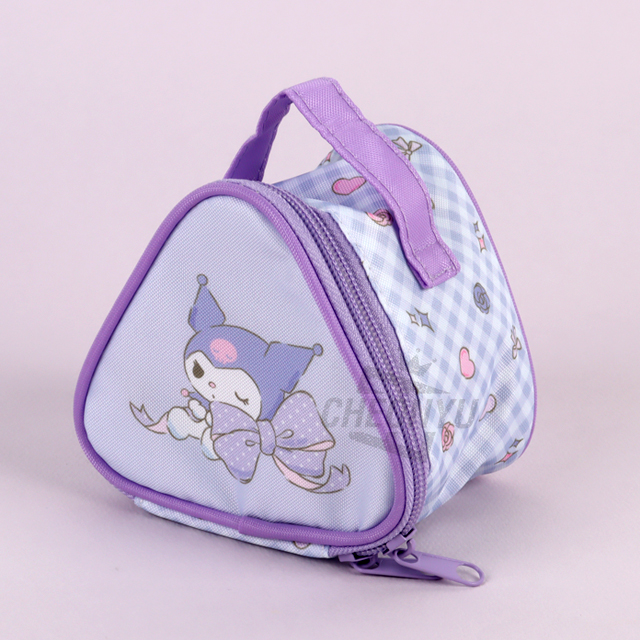 쿠로미 빅리본 삼각 파우치