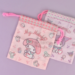 Sanrio My Melody and Kuromi Pouch 2P