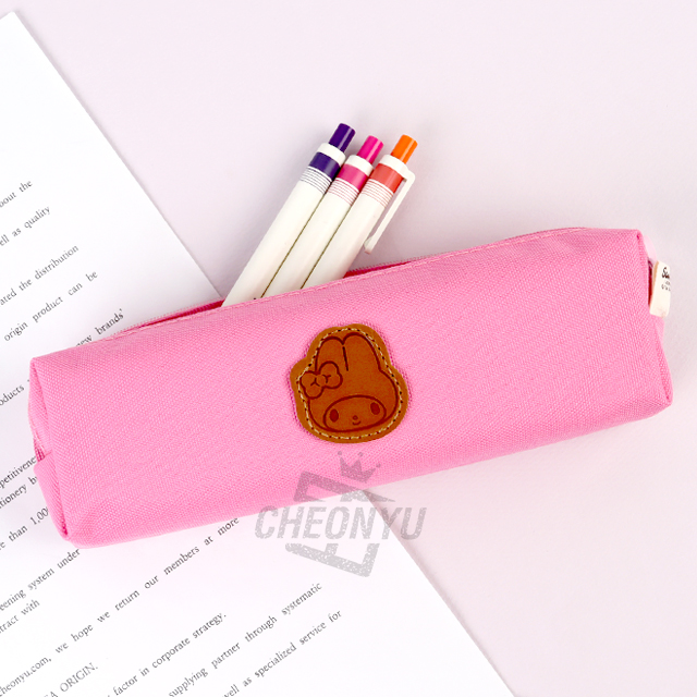 Sanrio Characters Leather Patch Slim Pouch - My Melody