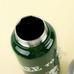 Snoopy Handle Stainless Mug Bottle 1200ml