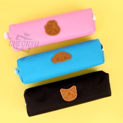 Sanrio Characters Leather Patch Slim Pouch - Cinnamoroll