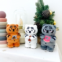 Muzik Tiger Standing Doll Keyring