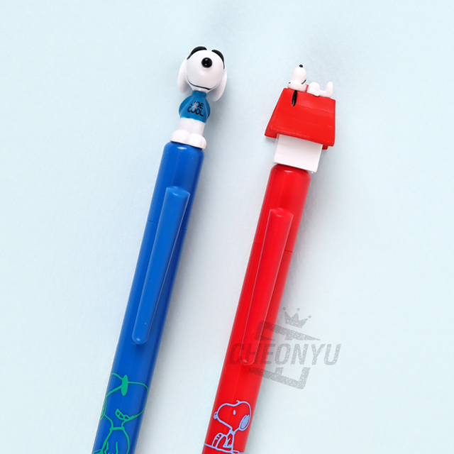 피너츠 스누피 마스코트 볼펜 0.7mm