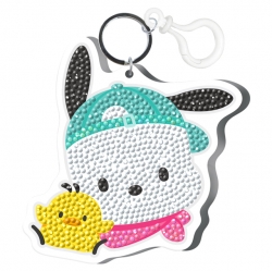 Big keyring Pochacco Jewel Crossing Keyring Kit