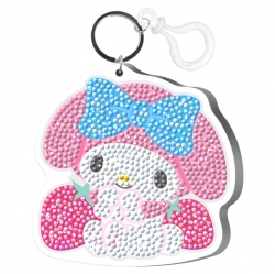 Big keyring My Melody Jewel Crossing Keyring Kit