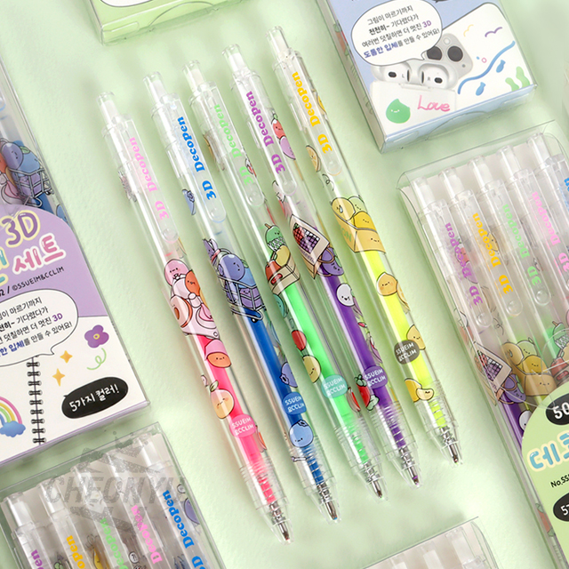 몽알몽알 3D 데코펜세트 