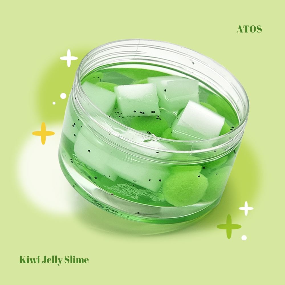 탱글 키위 젤리 향기 슬라임 낱개 (랜덤발송)