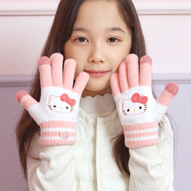 Hello Kitty Walnut  Touch Gloves