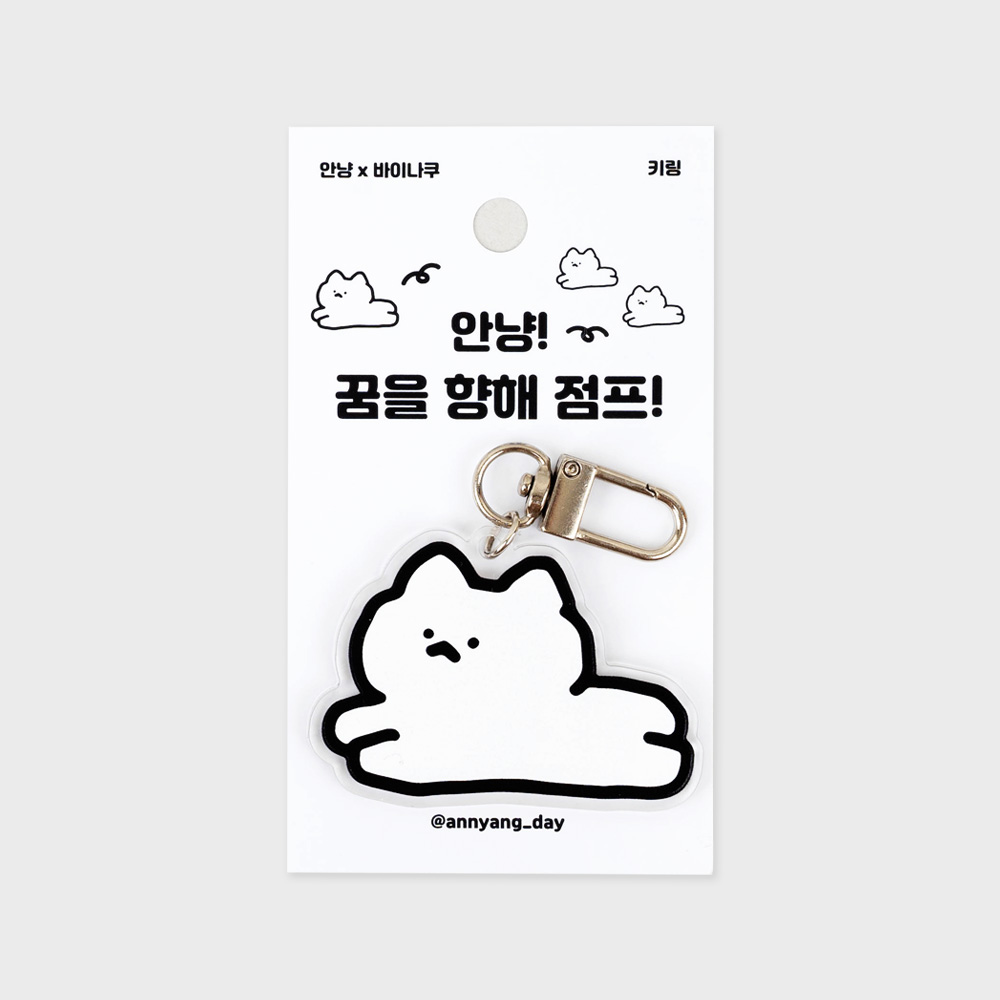 Annyang acrylic key ring