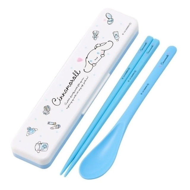 시나모롤 수채 코스메 소음방지 콤비세트 18cm