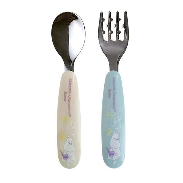 무민 스테인레스 스푼 포크 세트 13cm