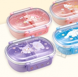 Sanrio Big Ribbon Dome Type 1-Tier Round Lunch Box 360 ml