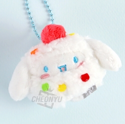 Sanrio Characters Keychain 8cm - Cinnamoroll rice ball