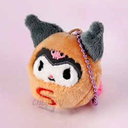 Sanrio Characters Keychain 8cm - Kuromi Hot Dog