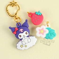 Sanrio Sweet Berry Charm Keyring