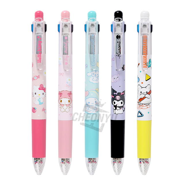 Sarasa Multi, 4Colors Gel Ballpoint Pen(0..5mm)+ Mechanical Pencil(0.5mm)